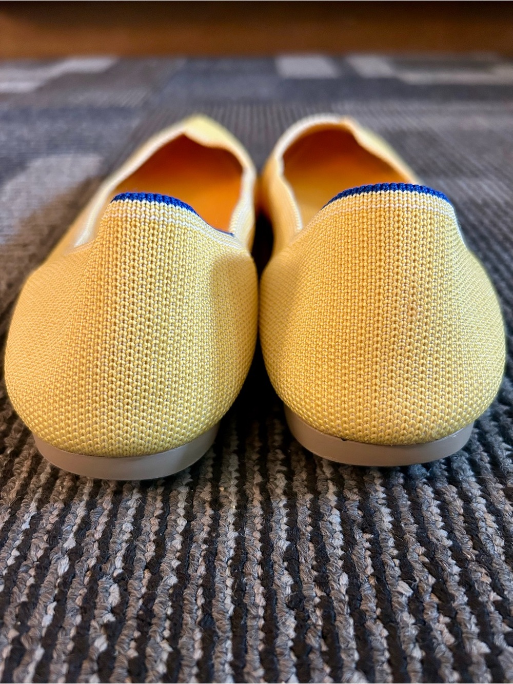 Rothy's Marigold Yellow The Point Retired Slip On Knit Ballet Flats 8.5 EU 39 - Picture 11 of 14